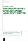Image for Dimensionen des Erhabenen bei Adalbert Stifter