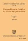 Image for Kleinere Deutsche Gedichte des XI. und XII. Jahrhunderts : 10