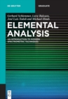 Image for Elemental Analysis : An Introduction to Modern Spectrometric Techniques