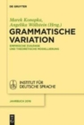 Image for Grammatische Variation
