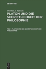 Image for Platon Und Die Schriftlichkeit Der Philosophie