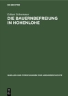 Image for Die Bauernbefreiung in Hohenlohe