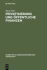 Image for Privatisierung und offentliche Finanzen: Zur Politischen Okonomie der Transformation
