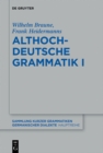 Image for Althochdeutsche Grammatik I