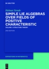 Image for Simple lie algebras over fields of positive characteristic.: (Structure theory) : volume 38