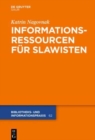 Image for Informationsressourcen f?r Slawisten