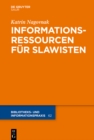 Image for Informationsressourcen fur Slawisten