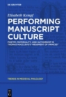 Image for Performing Manuscript Culture