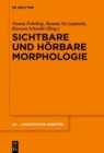 Image for Sichtbare und horbare Morphologie
