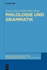 Image for Philologie und Grammatik