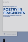 Image for Poetry in Fragments: Studies On the Hesiodic Corpus and Its  Afterlife
