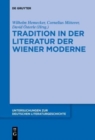 Image for Tradition in der Literatur der Wiener Moderne