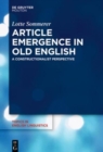 Image for Article Emergence in Old English