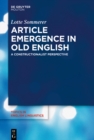 Image for Article Emergence in Old English: A Constructionalist Perspective