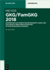 Image for GKG/FamGKG 2018: Kommentar zum Gerichtskostengesetz (GKG) und zum Gesetz uber Gerichtskosten in Familiensachen (FamGKG)