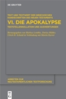 Image for Die Apokalypse: Teststellenkollation und Auswertungen : 49