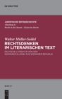 Image for Rechtsdenken im literarischen Text