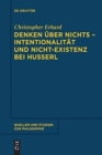 Image for Denken uber nichts - Intentionalitat und Nicht-Existenz bei Husserl