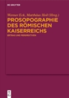 Image for Prosopographie des Romischen Kaiserreichs: Ertrag und Perspektiven.