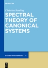 Image for Spectral Theory of Canonical Systems : 70