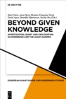 Image for Beyond Given Knowledge: Investigation, Quest and Exploration in Modernism and the Avant-Gardes : 5
