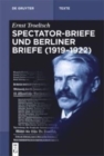 Image for Spectator-Briefe und Berliner Briefe (1919–1922)