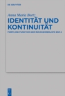Image for Identität Und Kontinuität: Form Und Funktion Der Rückkehrerliste Esr 2