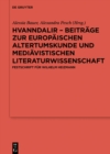 Image for Hvanndalir - Beitrþage Zur Europþaischen Altertumskunde Und Mediþavistischen Literaturwissenschaft: Festschrift Fþur Wilhelm Heizmann