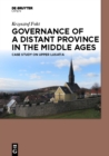 Image for Governance of a distant province in the Middle Ages: case study on Upper Lusatia