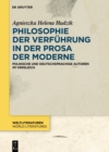 Image for Philosophie der Verfuhrung in der Prosa der Moderne: polnische und deutschsprachige Autoren im Vergleich