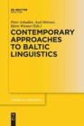 Image for Contemporary Approaches to Baltic Linguistics