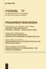 Image for Fragmentierungen. : 77