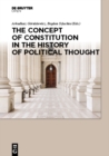 Image for The Concept of Constitution in the History of Political Thought