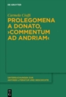 Image for Prolegomena a Donato, &quot;Commentum ad Andriam&quot;