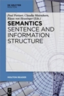 Image for Semantics - Sentence and Information Structure