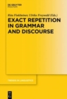 Image for Exact Repetition in Grammar and Discourse