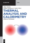 Image for Thermal analysis and calorimetry  : versatile techniques