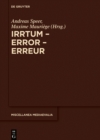 Image for Irrtum - Error - Erreur