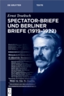 Image for Spectator-Briefe und Berliner Briefe (1919-1922)