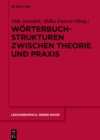 Image for Worterbuchstrukturen zwischen Theorie und Praxis