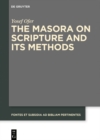 Image for Masora on Scripture and Its Methods