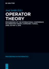 Image for Operator theory: proceedings of the International Conference on Operator Theory, Hammamet, Tunisia, April 30-May 3, 2018