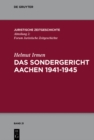 Image for Das Sondergericht Aachen 1941-1945