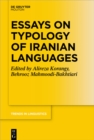 Image for Essays on Typology of Iranian Languages