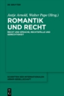Image for Romantik und Recht: Recht und Sprache, Rechtsfalle und Gerechtigkeit : 12