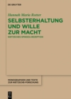 Image for Selbsterhaltung Und Wille Zur Macht: Nietzsches Spinoza-Rezeption