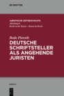 Image for Deutsche Schriftsteller als angehende Juristen