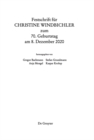 Image for Festschrift fur Christine Windbichler zum 70. Geburtstag am 8. Dezember 2020