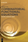 Image for Combinatorial Functional Equations