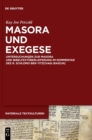 Image for Masora und Exegese : Untersuchungen zur Masora und Bibeltextuberlieferung im Kommentar des R. Schlomo ben Yitzchaq (Raschi)